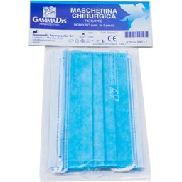 Gammadis Mascherina Chirurgica EN14683 Colore Blu 3 Pezzi