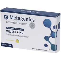 Metagenics Vit D3+K2 56 Compresse Masticabili