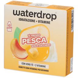 Waterdrop Ice Tea Pesca 12 Cubetti