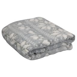 Winterdecke Schneeflocke 100x150cm - warm - weich - kuchelig - pflegeleicht