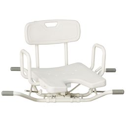 Russka Badewannensitz Aluminium, drehbar
