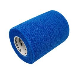 LisaCare selbsthaftende Bandage - Blau - 7,5cm x 4,5m