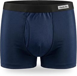 KediLife Inkontinenzunterhose für Herren, Boxershorts Blau