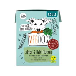 VEGDOG - Adult Tetra - Erbsen & Haferflocken