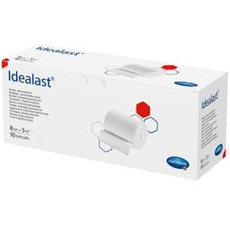 Idealast® Idealbinde 8cm x 5m ohne Verbandklammern weiß