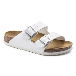 Birkenstock Sandale Arizona Superlauf, Birko-Flor, weiß, Weite normal