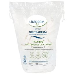 Neutraderm Pads Rechteckige Wattepads 180 Stück