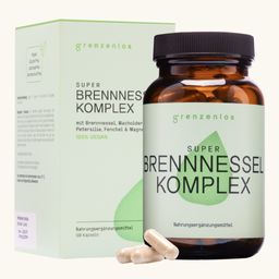 grenzenlos® SUPER BRENNNESSEL 9-in-1 Wasser Komplex mit Wacholder & Petersilie | OHNE Rosskastanie
