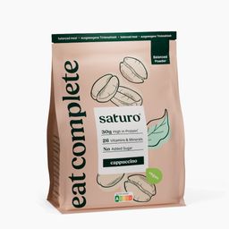 Saturo Trinkmahlzeit Cappuccino | Vegane Trinknahrung| Astronautenkost mit Protein & Nährstoffen