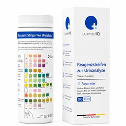 LuxmedIQ Urin Teststreifen für 11 Parameter - Gesundheitstest