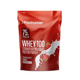 Frontrunner Nutrition Whey 100 Eiweißshake Proteinshake Proteinpulver Erdbeere