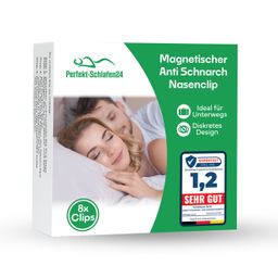 Perfekt-Schlafen24 - 8 x Nasenspreizer Clip gegen Schnarchen