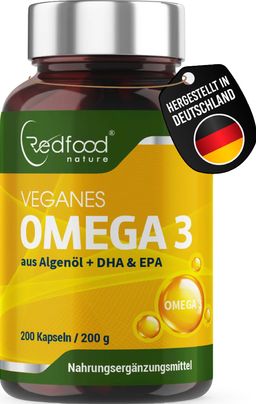 Omega 3 vegan aus Algenöl - von Redfood®