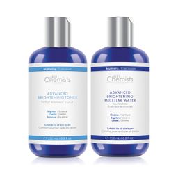 skinChemists Advanced Brightening Toner+skinChemists Advanced Marine Micellar Water