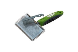 Fellhof Lammfellbürste mit Reinigungskamm