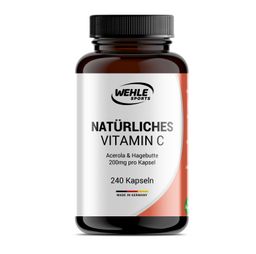 Wehle Sports Vitamin C Acerola-Extrakt & Hagebutten-Extrakt Kapseln