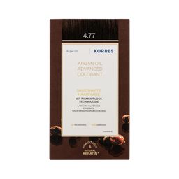 KORRES Arganöl - Hochentwickelte Haarcoloration Schokobraun 4.77