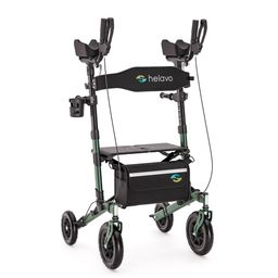 Helavo Outdoor Arthritis Rollator Stand Up Gehhilfe mit Unterarmstuetzen faltbar