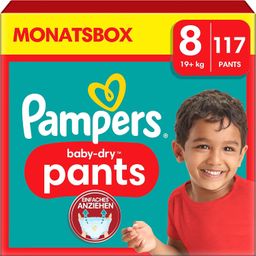 Pampers Baby Dry Pants Gr.8 XL 17+kg MonatsBox