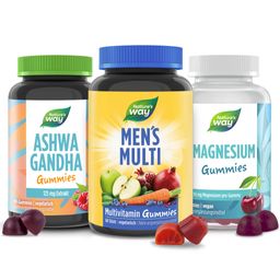Men's Power Set I Vitamine für Männer I A-Z Multivitamin I 180 mg Magnesium I 125 mg Ashwagandha ...