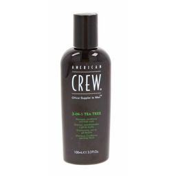 american crew 3 in 1 tea tree Shampoo, Conditioner & Body Wash