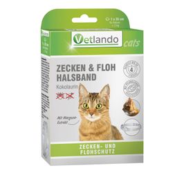 Vetlando Kokolaurin Zecken- & Floh-Halsband für Katzen