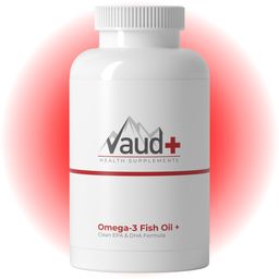 Vaud ® Omega-3 Fish Oil | Omega 3 Kapseln | Fischöl hochdosiert 2000 mg mit EPA & DHA für Herz
