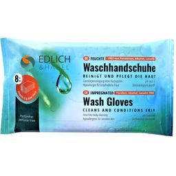 Edlich & Habel Feuchte Waschhandschuhe Waschlappen parfümfrei mit Aloe Vera