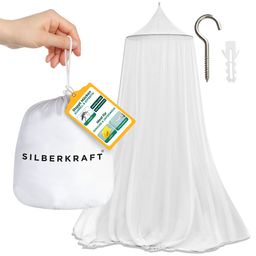 SILBERKRAFT Moskitonetz mit Haken
