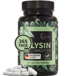 Lysin Tabletten hochdosiert im Jahresvorrat, auch bei Herpes, Made in Germany von Vihado