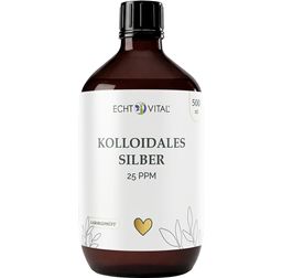 Echt Vital Kolloidales Silber 25 ppm