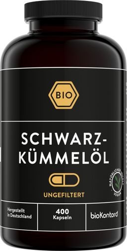 bioKontor Schwarzkümmelöl Kapseln, ungefiltert