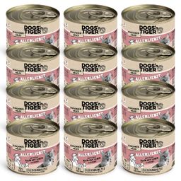 Dogs’n Tiger Adult Katzenfutter, Allerliebst, Nassfutter, Getreidefrei, Rind, Hühnerleber & Kürbis