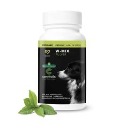 Peticare W-Mix Pulver für Hunde | Ergänzungsfutter für eine natürliche Darmhygiene & Balance