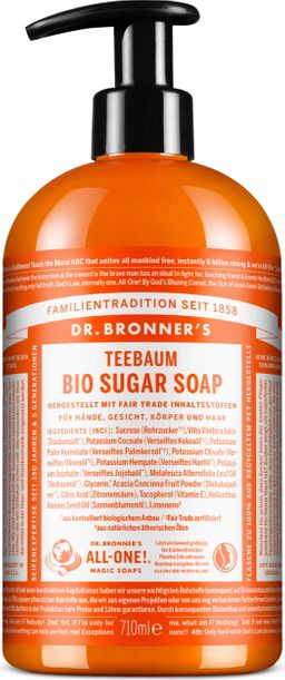 Dr. Bronner's Sugar Soap Teebaum
