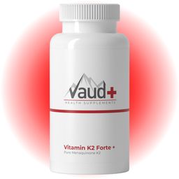 Vaud ® Vitamin K2 Forte | Vitamin K2 Kapseln | K2 MK7 hochdosiert 180 mcg für Knochen, Blutgerinnung