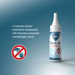 Marsavet Spot-On Zecken- und Flohschutz für Hunde, Katzen, Nager & Vögel