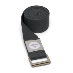 bodhi PADMA XL Yogagurt Baumwolle mit Schiebeschnalle Edelstahl matt, anthrazit
