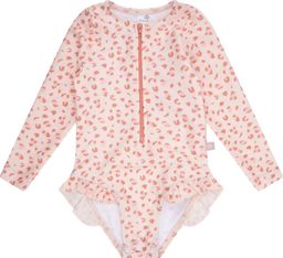Swim Essentials LangarmUVBadeanzug für Mädchen alt Leoparden Muster2/2