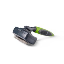 Fellhof Lammfellbürste mit Reinigungsautomatik