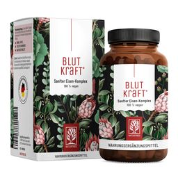 Eisen Komplex Alternative zu Eisentabletten 120 vegane Kapseln Fenchel Blutkraft NATURTREU®