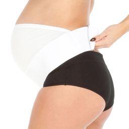 MYSANITY® Schwangerschaftsband, Bauchband, Weiß
