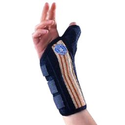 THUASNE Manu Rhizo Junior Kinder Handgelenkorthese mit Aluminiumschiene u. Klettverschluss