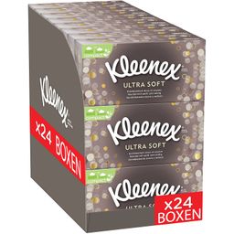 Kleenex Ultra Soft Kosmetiktücher-Boxen Taschentücher 3-lagig