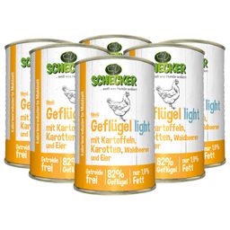 Schecker Fleischtopf Menü - light Diätfutter für Hunde - Nassfutter