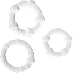 Seven Creations - Set aus drei transparenten Penisringen