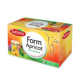 SELEN Kräutertee Form Aprikose