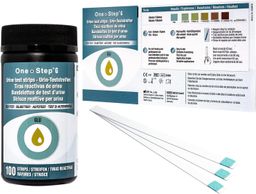 One+Step Glukose Teststreifen - Blutzucker Schnelltest für zu Hause - Blutzuckerteststreifen