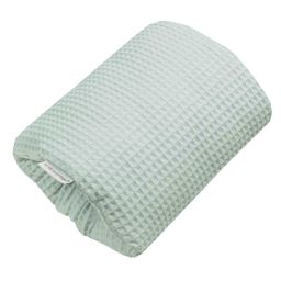 HOBEA-Germany Mini-Stillkissen Waffelmuster graublau