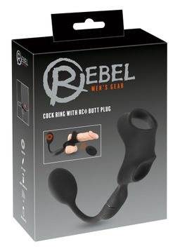 Rebel - Penisring mit Analplug